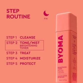 BYOMA active ingredients flatlay with ceramides and acids to show science-driven benefits
