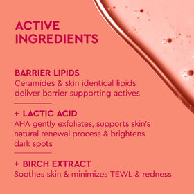 BYOMA toner being poured into palm to show easy application and hydrating feel