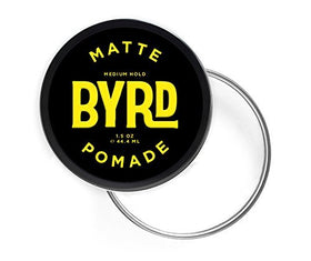BYRD close-up of cream-like pomade texture highlighting smooth application