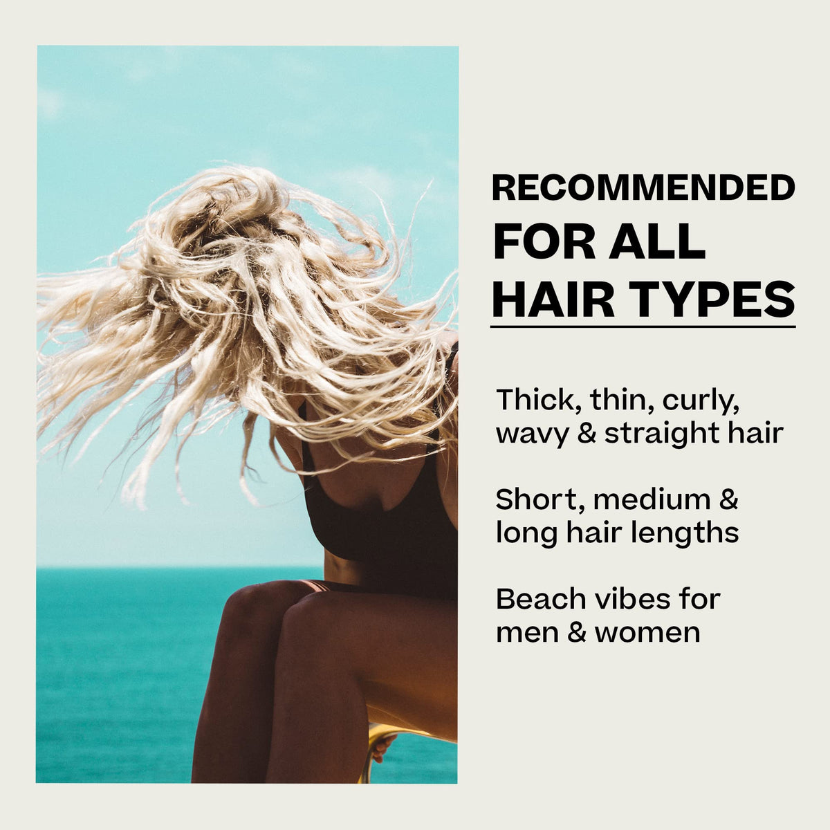 BYRD texture on hair photo showing beachy waves and added volume benefit