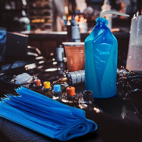 bysiter image highlighting cap and nozzle coverage for contamination prevention