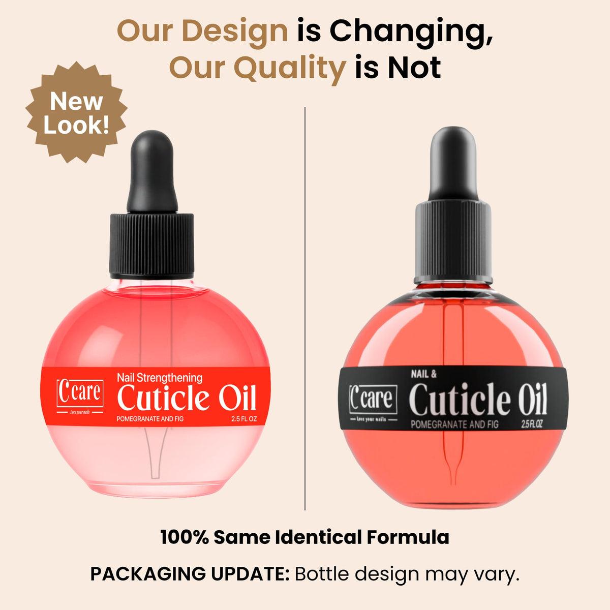 C CARE dropper close-up delivering precise drops for targeted repair