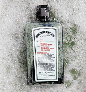 C. O. Bigelow label close-up featuring ingredients list for informed purchase benefit