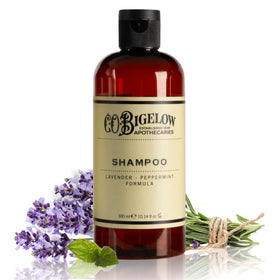C. O. Bigelow front bottle view showing brand and calming lavender scent benefit