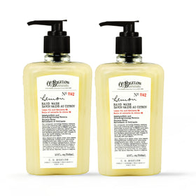 C. O. Bigelow front packaging showing lemon hand wash and bright scent