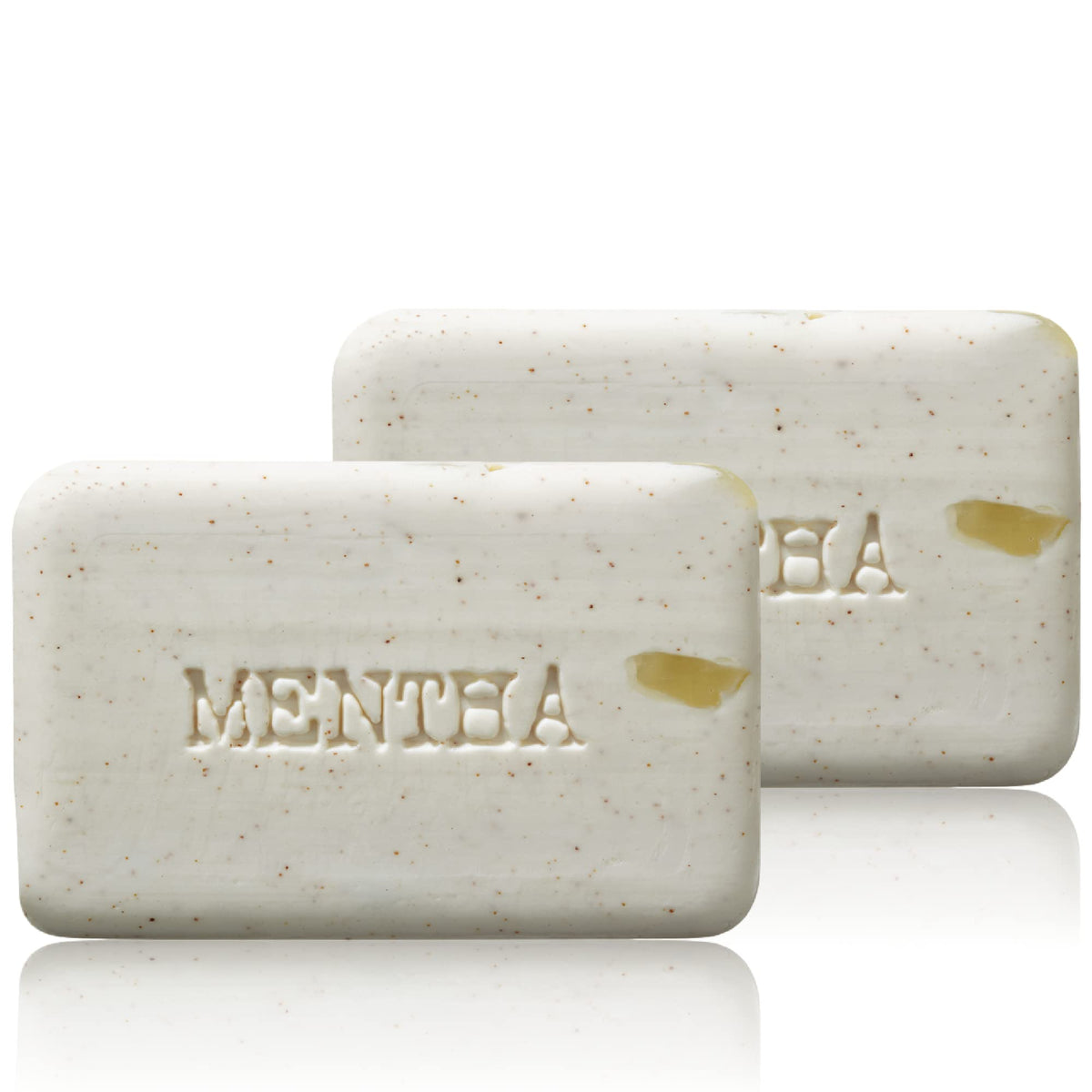 C. O. Bigelow mentha front packaging showing peppermint bar and branding benefits