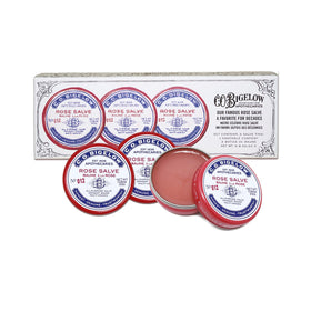 C.O. Bigelow open tin showing smooth salve texture for easy application benefit