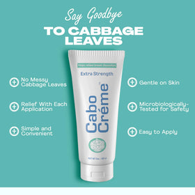 Cabocreme cream closeup swipe showing smooth application and non-greasy finish