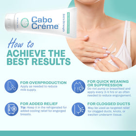 Cabocreme in hand scale displaying 2 oz container and easy portability benefit