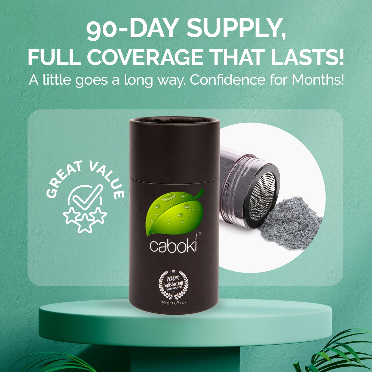 caboki close-up of fiber texture highlighting natural plant-based benefit