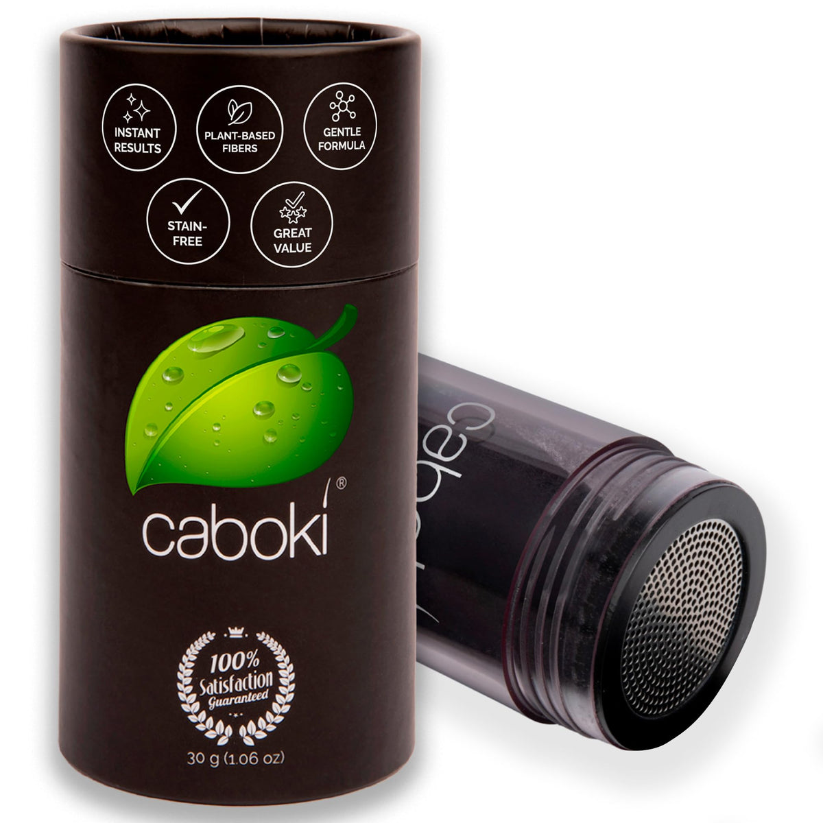 Caboki front packaging light brown showing product labeling and 30g benefit