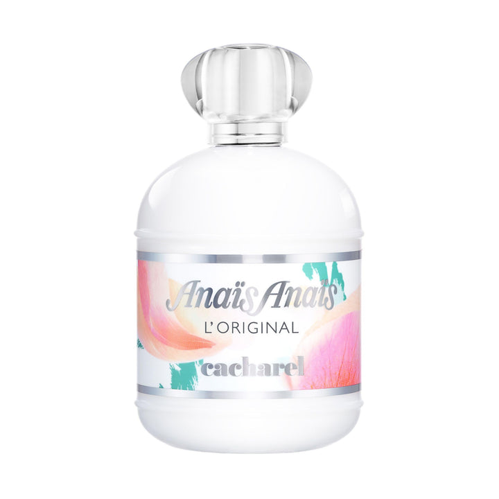 Cacharel front bottle showing white opaline design and elegant silhouette for classic presentation