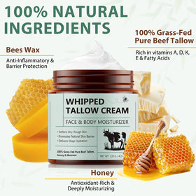 Cacukn 4.2 oz jar next to common items showing compact travel‑friendly size