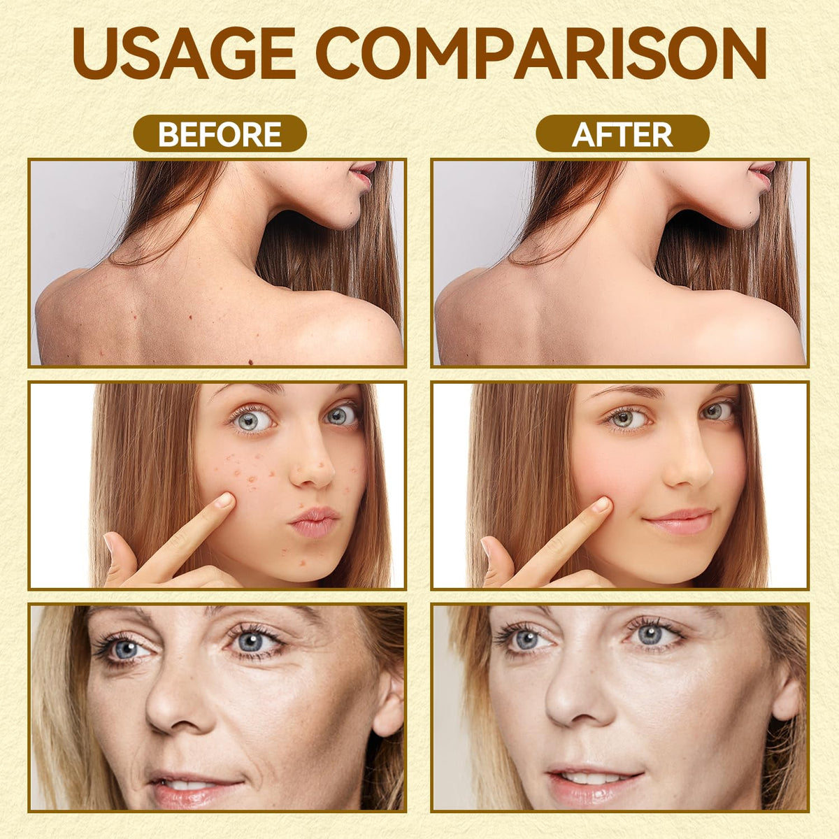 Caderno Inteligente applying cream to neck for visible hydration benefit