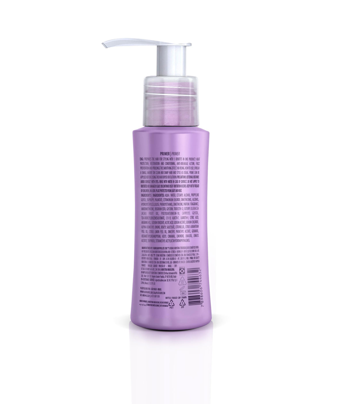 CADIVEU mask applied in shower showing coverage and intensive nourishment