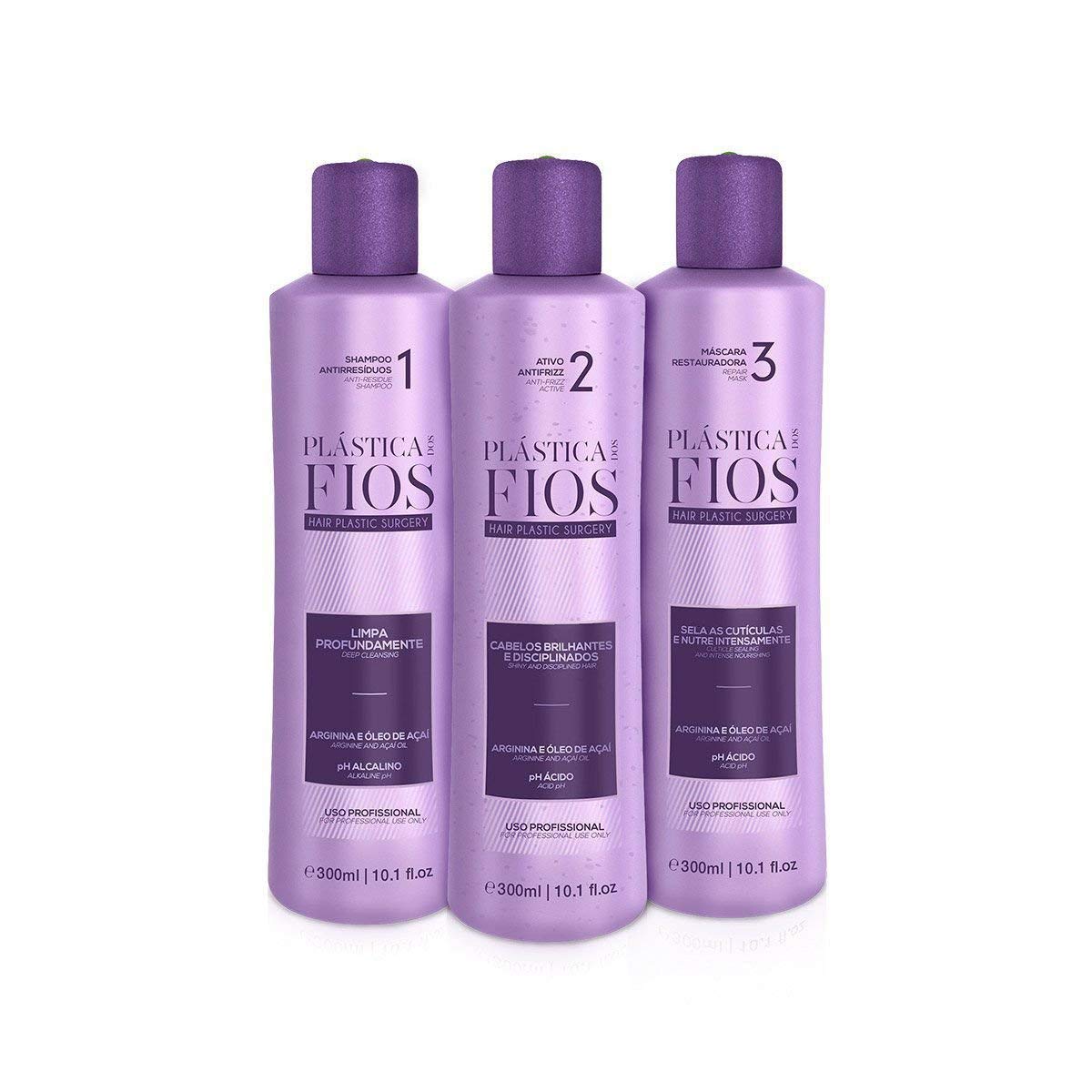 CADIVEU front packaging trio set showing bottles and benefits