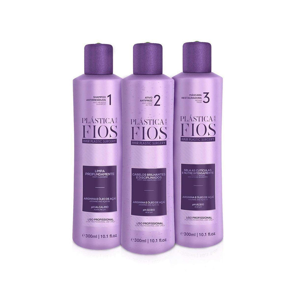 CADIVEU front packaging trio set showing bottles and benefits