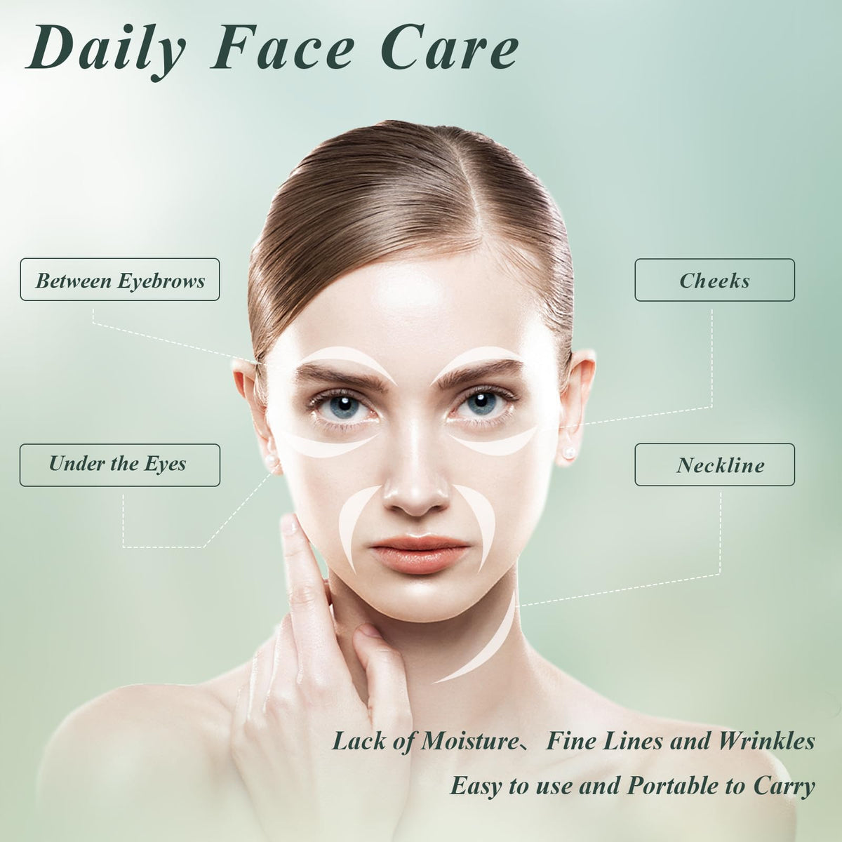 Caewous before and after under-eye scene showing brighter look