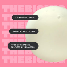 Cake Beauty Big Wig foamy lather in hand, demonstrates gentle cleansing and hydration