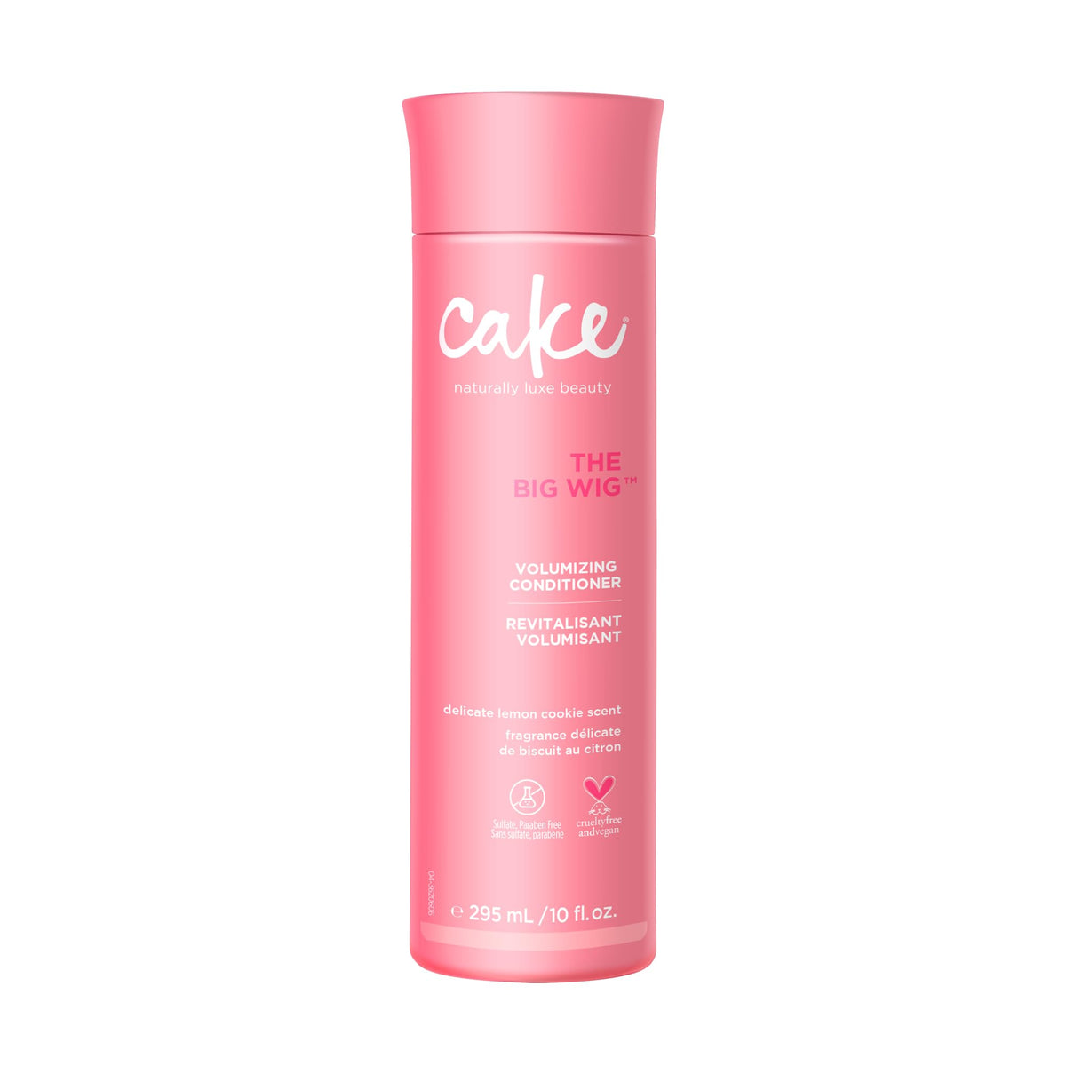 Cake Beauty bottle front view showing label and travel-friendly packaging benefit