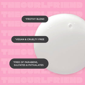 Cake Beauty close-up foam texture showing lightweight moisturizing lather