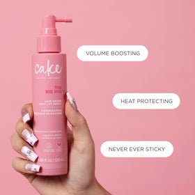 Cake Beauty ingredient label detail highlighting vegan, paraben‑free formulation benefit