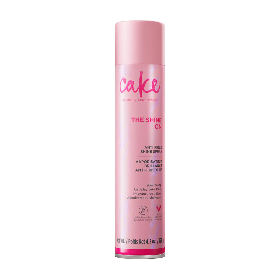 Cake Beauty front packaging showing bottle and label benefits
