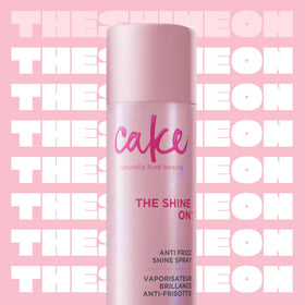 Cake Beauty fine mist spray close-up delivering lightweight shine