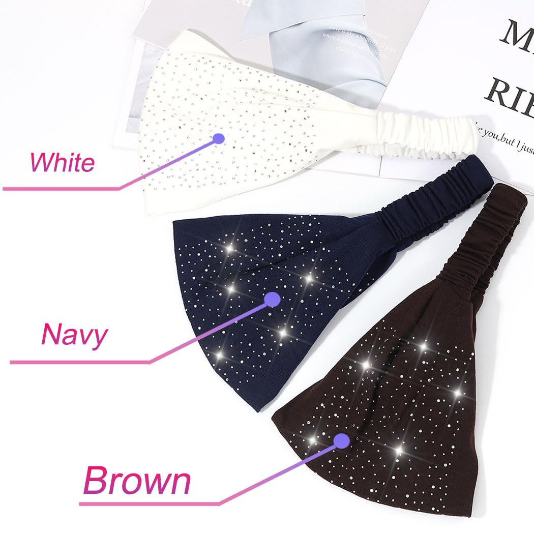 CAKURE close-up rhinestones on band highlighting sparkle and secure detailing