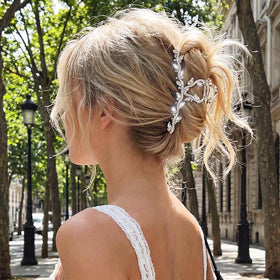 CAKURE clip in bride hairstyle showing polished look for ceremonies