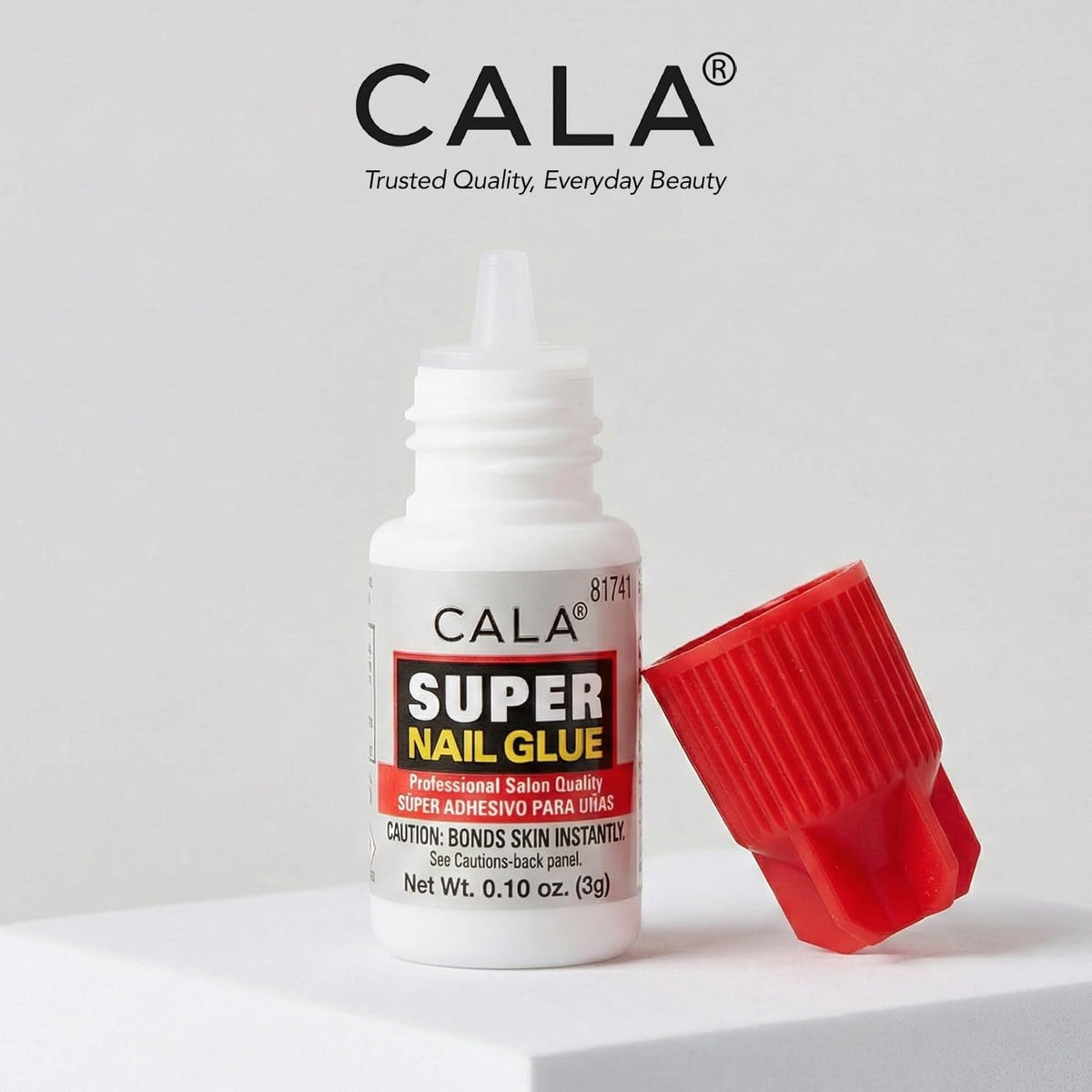 CALA glue used during a manicure delivering fast, professional results