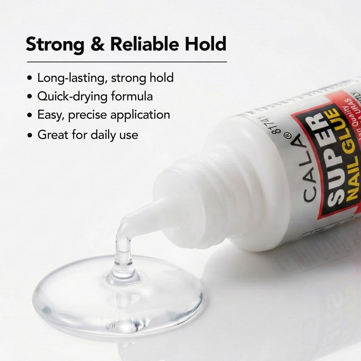 CALA precision nozzle close-up demonstrating control for accurate glue placement