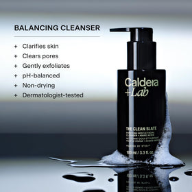 Caldera + Lab probiotic and glacial silt ingredients for brightening