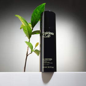 Caldera + Lab creamy conditioner texture close-up demonstrating smooth hydration