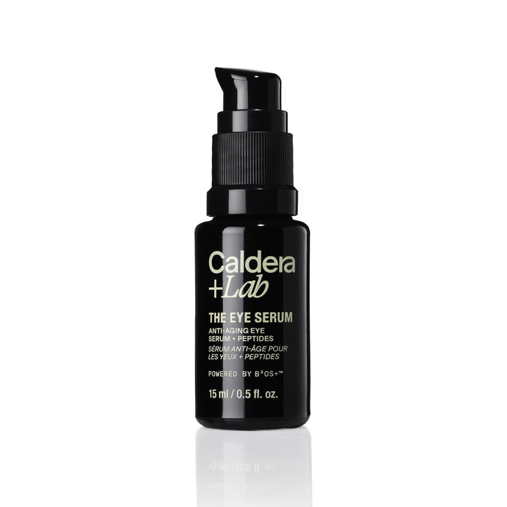 Caldera + Lab front packaging showing product and clean design benefits