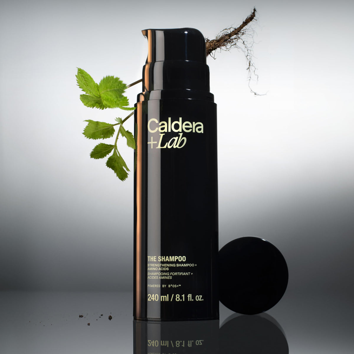 Caldera + Lab foam texture demonstrating gentle lather for effective cleansing