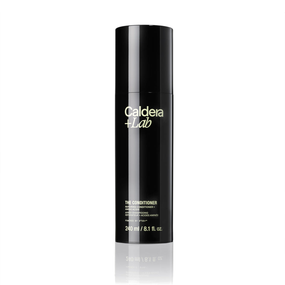 Caldera + Lab front packaging showing product benefits and clean design