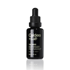 Caldera + Lab front bottle view showing clean design and benefit of hydration