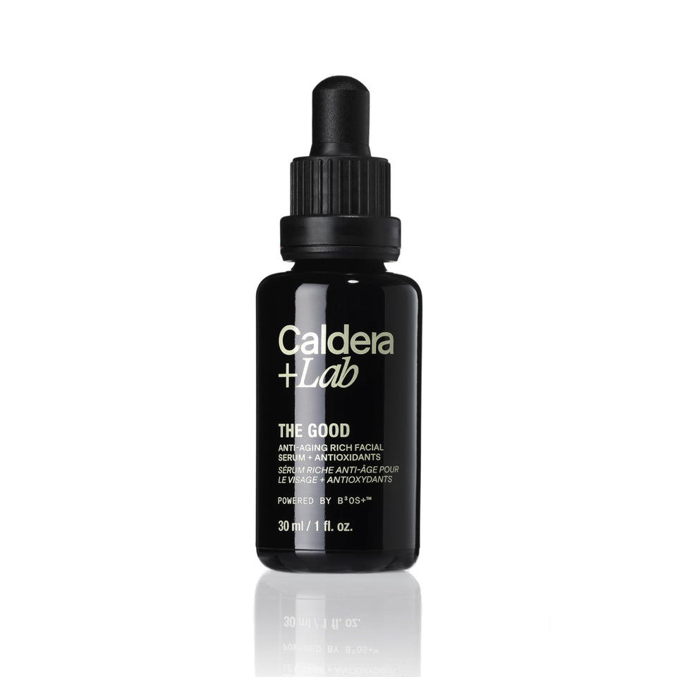 Caldera + Lab front bottle view showing clean design and benefit of hydration