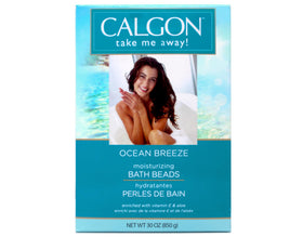 Calgon Ocean Breeze close-up texture of beads highlighting moisture