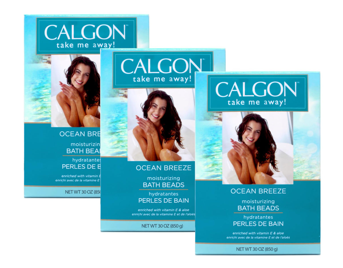 Calgon Ocean Breeze front packaging showing product and benefit