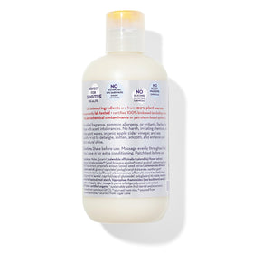 California Baby conditioner dispensing texture to show lightweight slip for detangling