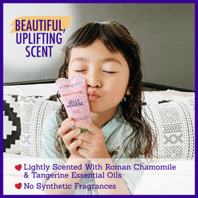 California Baby scent ingredients chamomile and tangerine visual