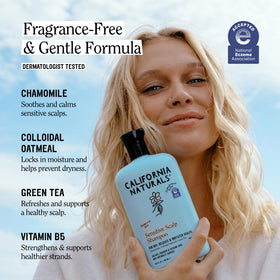 California Naturals back label ingredient list demonstrating clean formulation