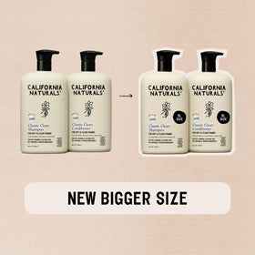 California Naturals conditioner creamy texture close-up for smooth detangling benefit