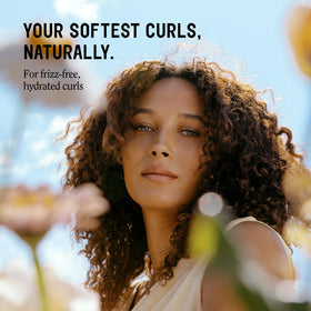 California Naturals label close-up highlighting rice water and shea butter