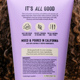 California Naturals label close-up showing clean-ingredient claims and certification badges