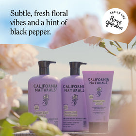 California Naturals product staged in a rose garden lifestyle setting