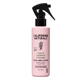 California Naturals front packaging showing leave-in conditioner bottle and benefits