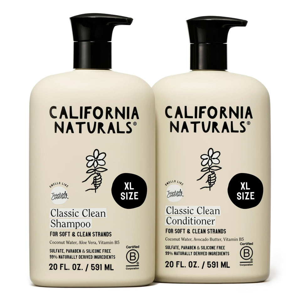 California Naturals front packaging showing toasted coconut scent and clean ingredients